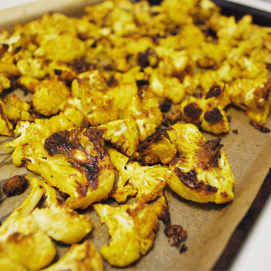 Golden Root Turmeric Roasted Cauliflower