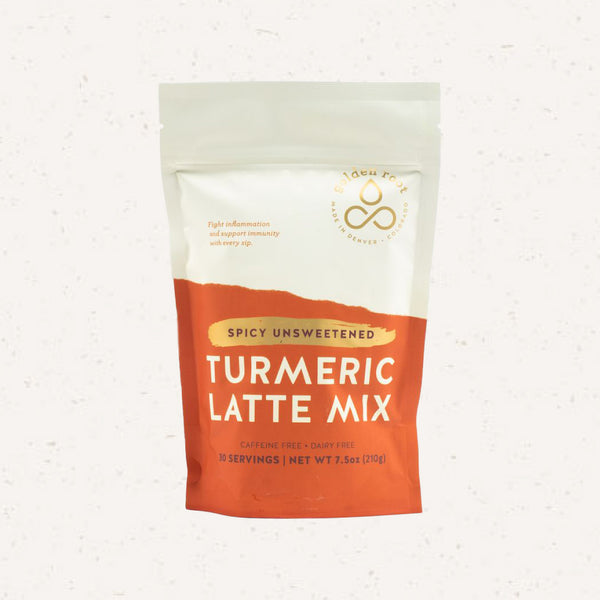 Spicy Unsweetened Turmeric Latte Mix - 30 Serving Standup Pouch